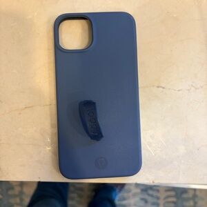 iPhone 14 Plus Pebbled Blue Loopy Case